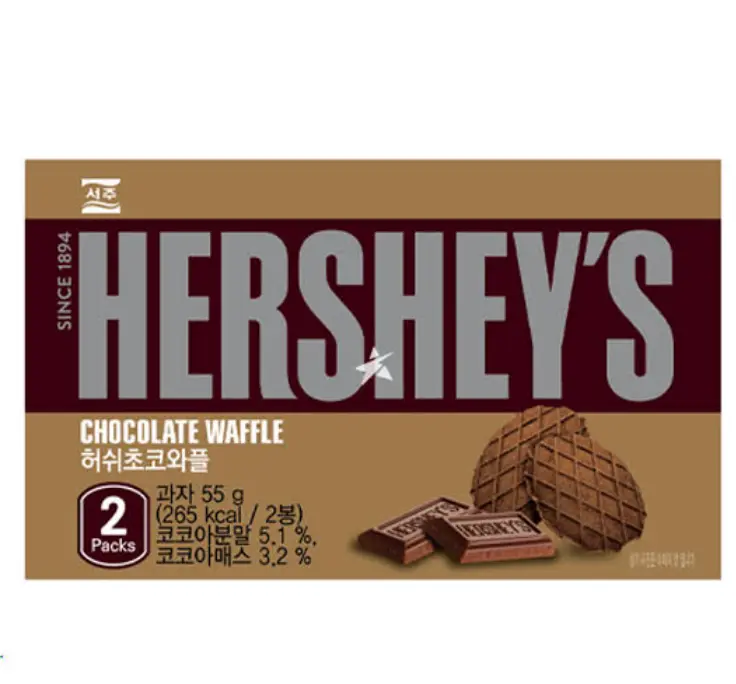 Seoju Hershey‘s Waffle Chocolate Flavor 55g | Seoju Hershey's 华夫饼 巧克力味 55g