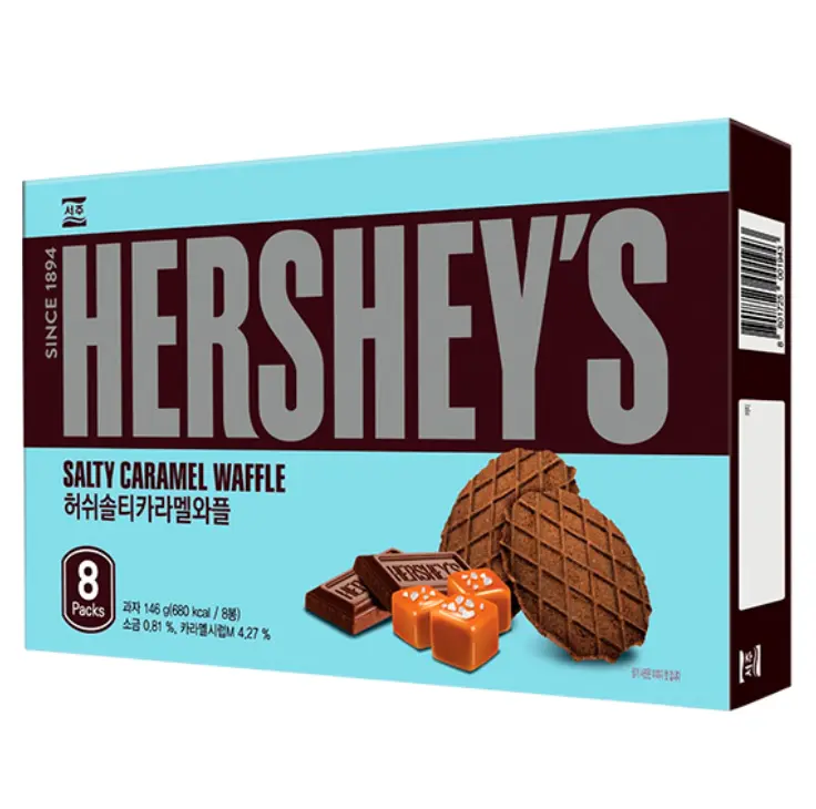 Seoju Hershey‘s Waffle Salted Caramel Flavor 55g | Seoju Hershey's 华夫饼 海盐焦糖味 55g 