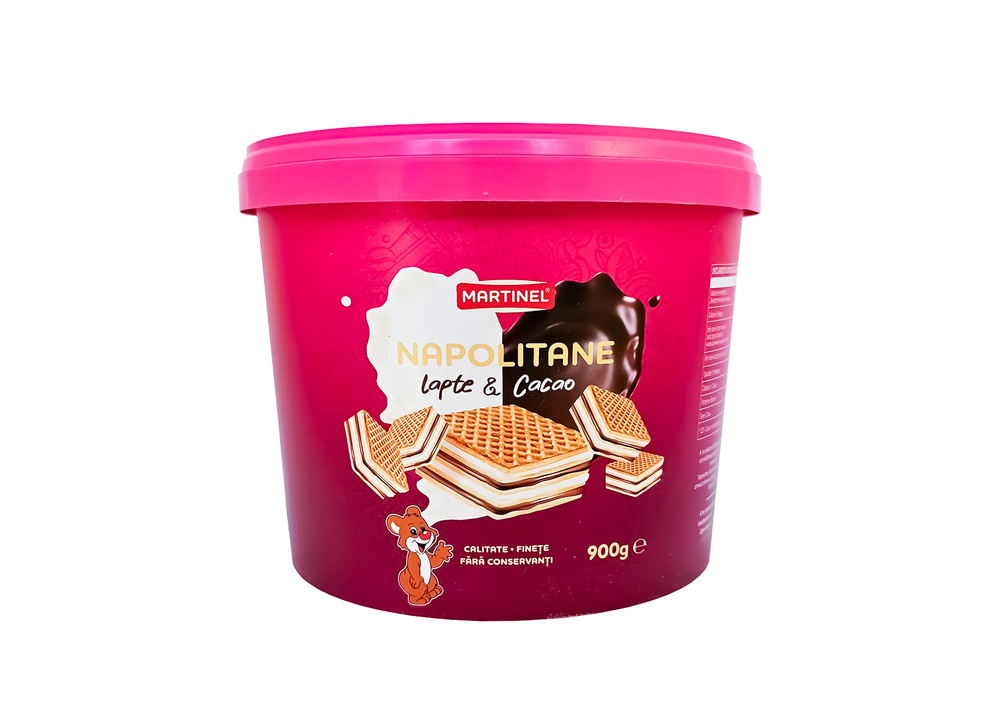 Martinel Napolitane Wafer Milk & Coco Flavor 900g | Martinel 威化饼干 巧克力牛奶味 900g
